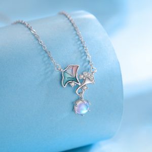 Moonlight Floral Necklace - Image 2