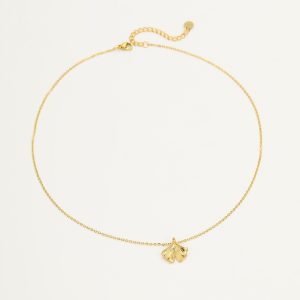 Gilded Ginkgo Necklace