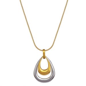 Eclipse Teardrop Necklace
