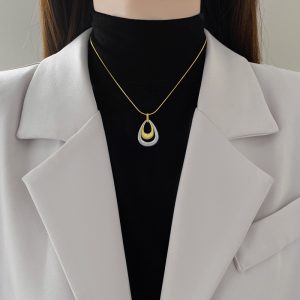 Eclipse Teardrop Necklace - Image 4