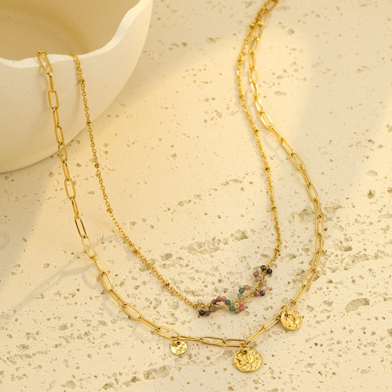 Celestia Layered Necklace - Image 3
