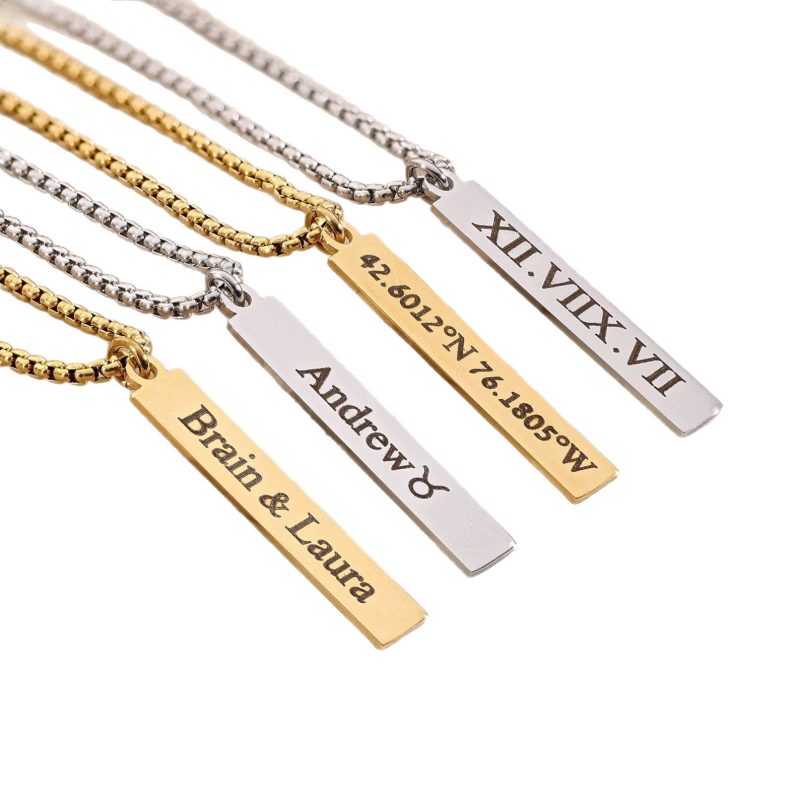 Vertical Bar Necklace
